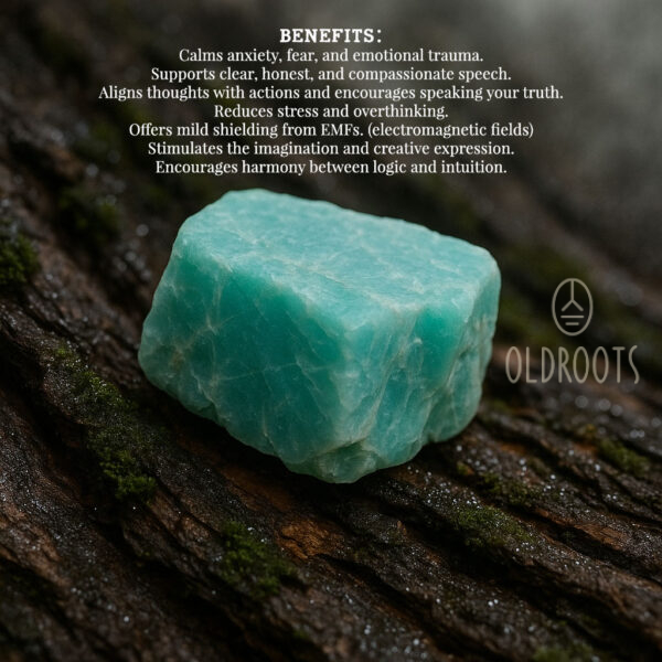 Natural Amazonite Beads Mala - Image 2