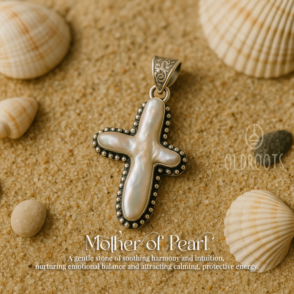 Mother of Pearl1 Natural Mother of Pearl Pendant - Image 1