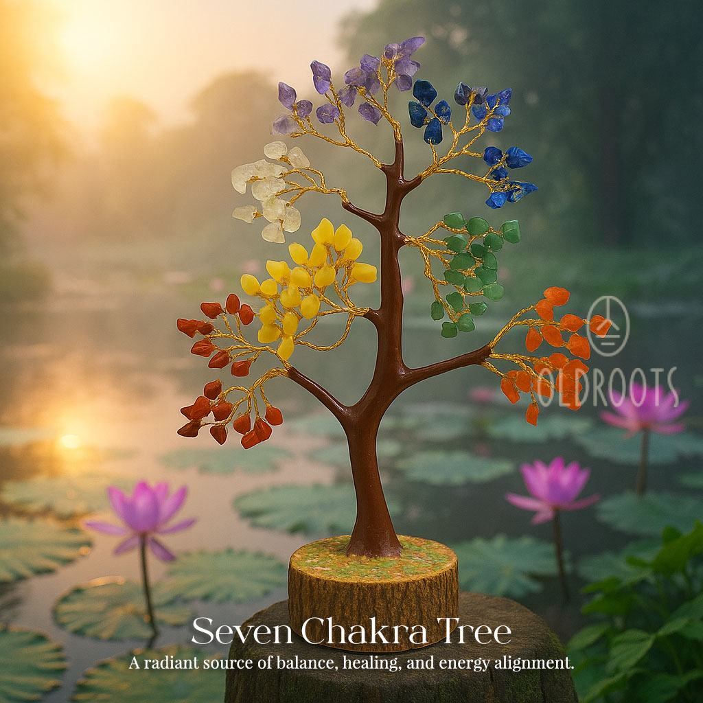 Seven Chakra Natural Seven Chakra Crystal Tree - Image 1